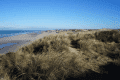 photo de la mer vue des dunes de la Slack